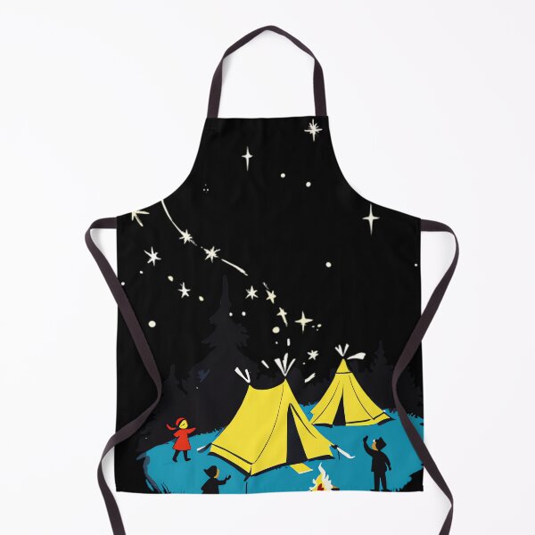 Item preview, A campfire beneath a starry night sky designed and sold by PaulTSchafer.