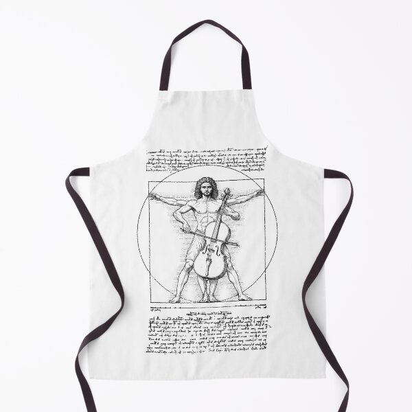 Item preview, Cello Cellist Music Vitruvian Man Leonardo Da Vinci Musician designed and sold by GrandeDuc.