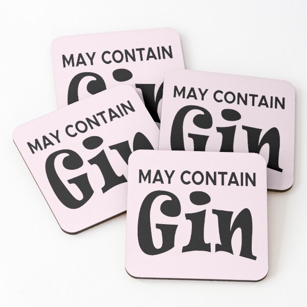 Item preview, May Contain Gin designed and sold by Jeallan Designs.