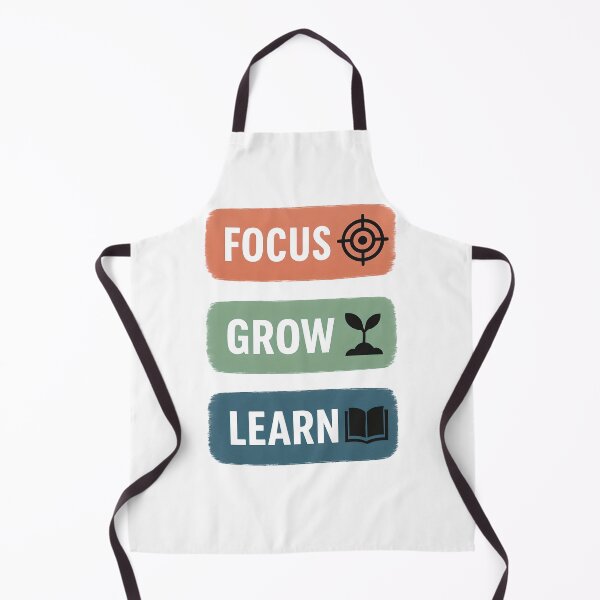 Item preview, Focus. Grow. Learn. – Motivational Minimalist Design designed and sold by GoxyVision.