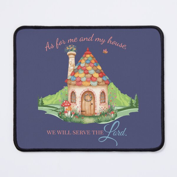 Item preview, As For Me and My House Bible Verse – Joshua 24:15 Christian Cottagecore Farmhouse Wall Art designed and sold by AmenAlways.