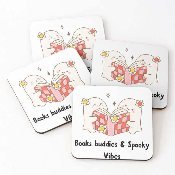 Item preview, Book buddies and spooky vibes designed and sold by Bibliobae.