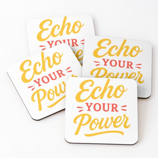 Item preview, Echo Your Power – Empowering Minimalist Design designed and sold by GoxyVision.