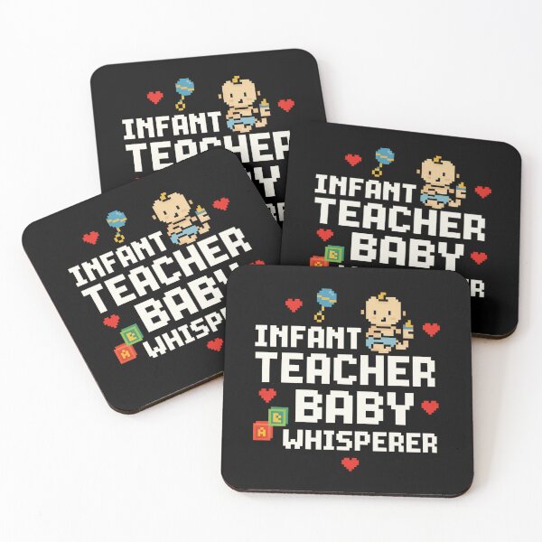 Item preview, Infant Teacher Baby Whisperer – Funny Pixel Art Baby Care Design designed and sold by Lunaria Arts.