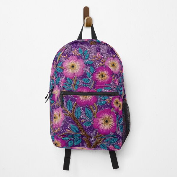 Item preview, Aboriginal Inspired Dot Art - Amazing Purple Wildflowers designed and sold by GrinGalore.