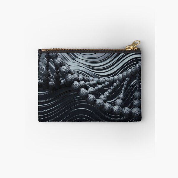 Item preview, Glossy DNA Molecular Spiral Wall Art – Futuristic Science Canvas Print designed and sold by jazzyfunky.