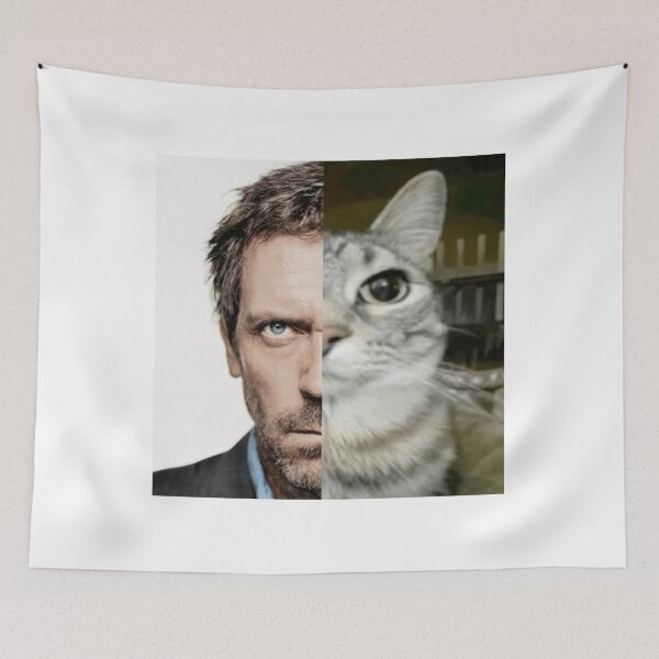 Item preview, House Md Cat Meme designed and sold by Filomenaodkiew.