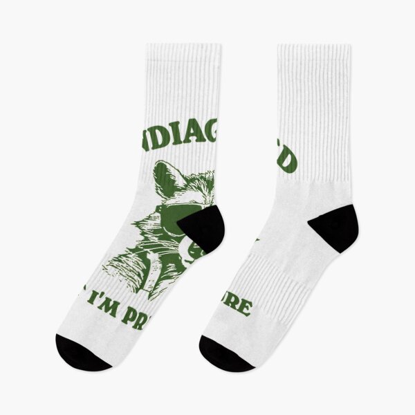 Item preview, Undiagnosed But Im Pretty Sure Retro Cartoon Weird Meme designed and sold by Filomenaodkiew.