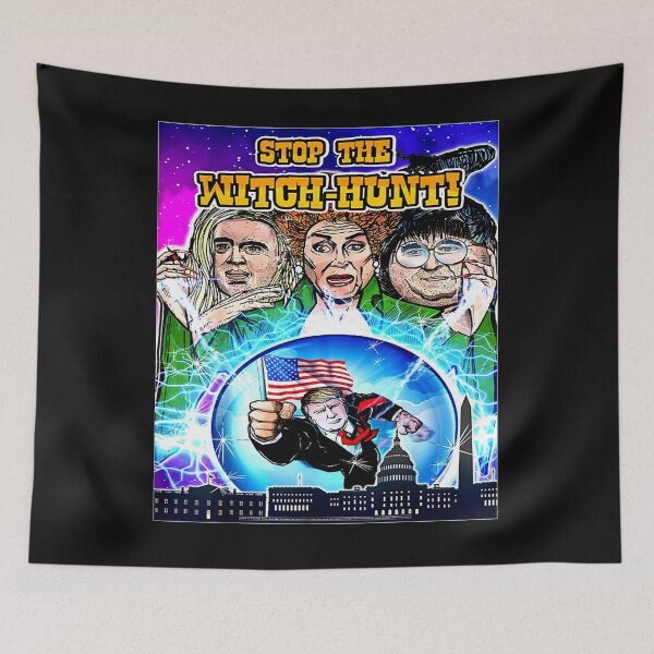 Item preview, Stop the Witch Hunt of President Donald Trump Support Trump designed and sold by StuartWare.