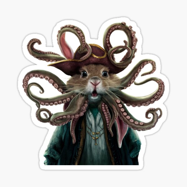 Item preview, Colorado Rabbit With Tentacles designed and sold by AnimalAirtistry.