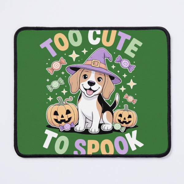 Item preview, Cute Beagle Witch Halloween Pumpkin Candy Design designed and sold by Heather Hudson.