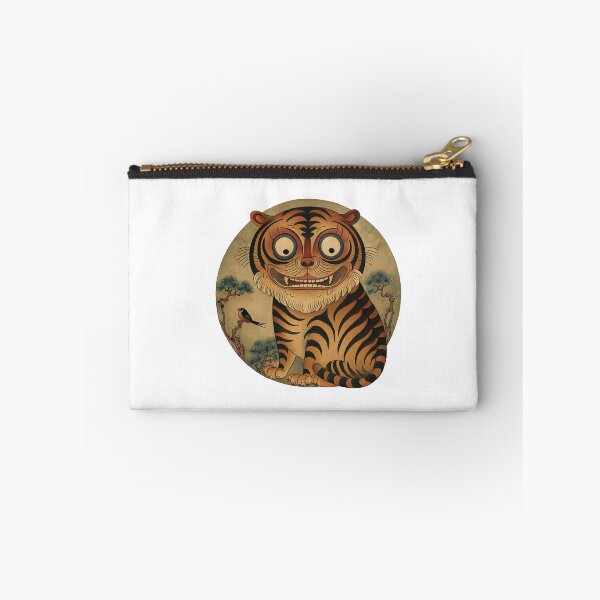 Item preview, Smiling Tiger Guardian Inspired By Traditional Korean Folk Art 1 designed and sold by FlaskLab.