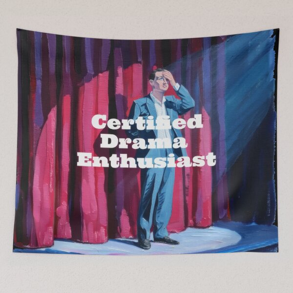 Item preview, Certified Drama Enthusiast – Funny Theater Design designed and sold by Ombrya.
