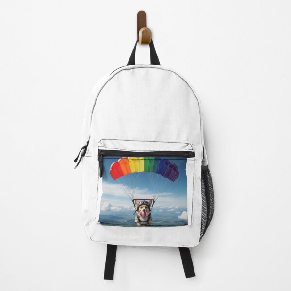 Item preview, Parachutist Corgy designed and sold by BeginNShop.