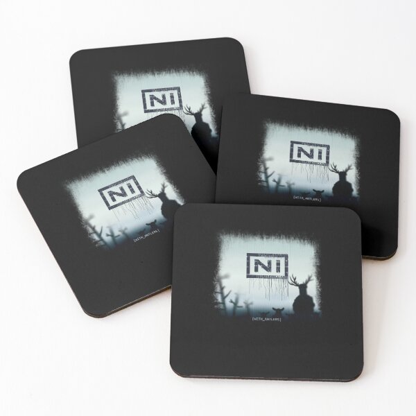 Item preview, NI Knights with antlers album cover parody-music lovers humor designed and sold by RoshondaGibs.