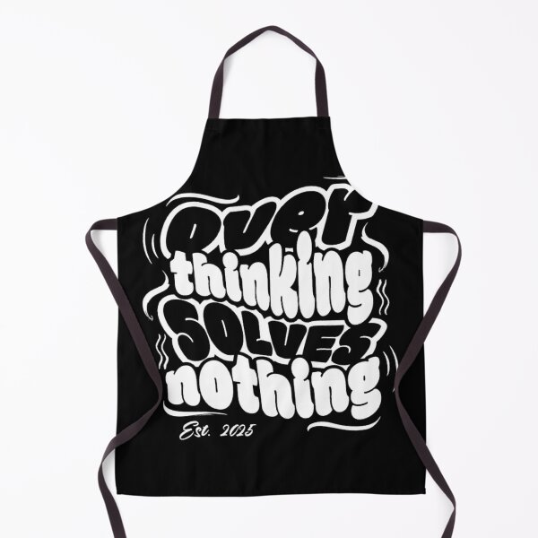 Item preview, over thinking solves nothing- simple design designed and sold by vibewear5.