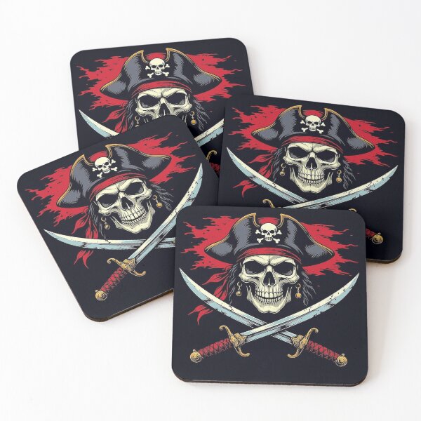 Item preview, Pirate Skull designed and sold by TheDarkVault.