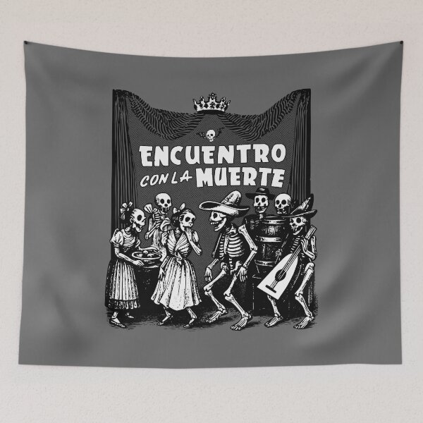 Item preview, Vintage Mexican Meeting of the Dead designed and sold by Kujo Dangerous Vintage.