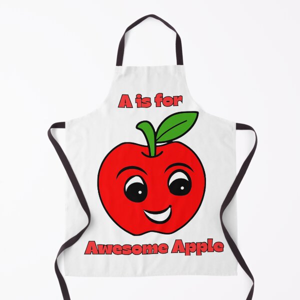 Item preview, A is for Awesome Apple Kids Alphabet Design Cute Cartoon Fruit for Preschool Learning and Teacher Gifts designed and sold by Swati's Digital Den.