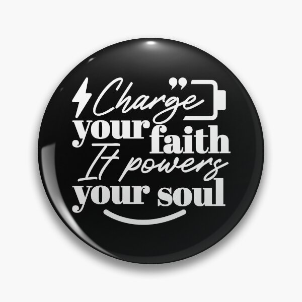 Item preview,  Motivational Christian Quote – Charge Your Faith Design designed and sold by FlinArt.
