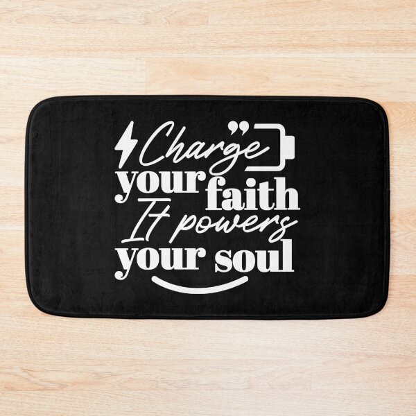 Item preview,  Motivational Christian Quote – Charge Your Faith Design designed and sold by FlinArt.