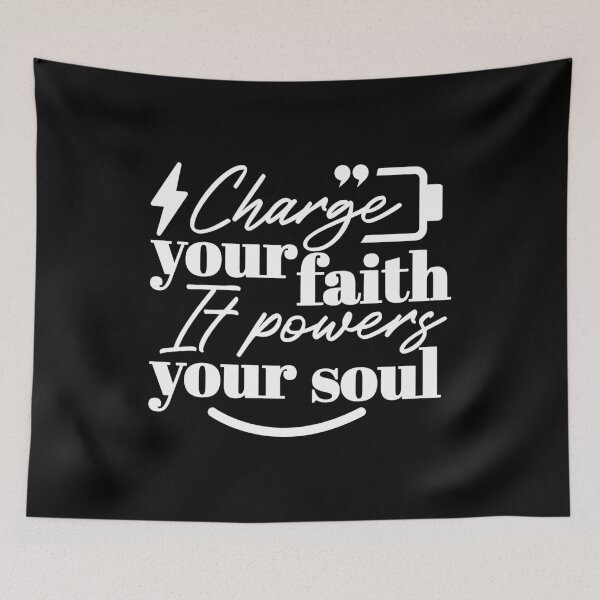Item preview,  Motivational Christian Quote – Charge Your Faith Design designed and sold by FlinArt.