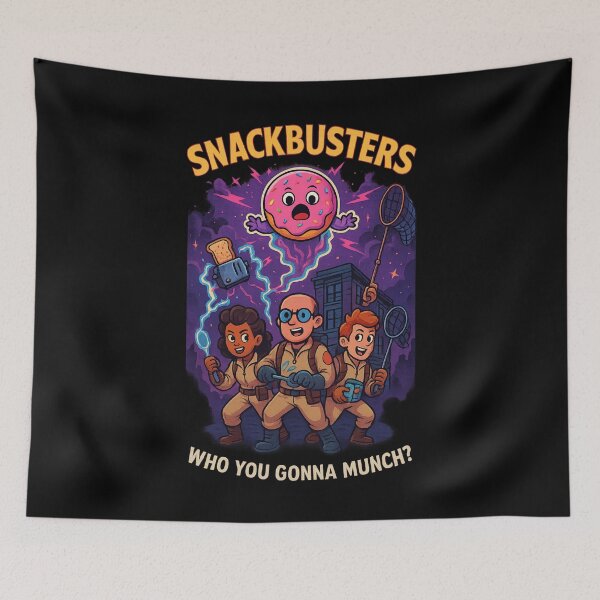 Item preview, Snackbusters – Ghostbuster Parody Design designed and sold by WittyLabs.