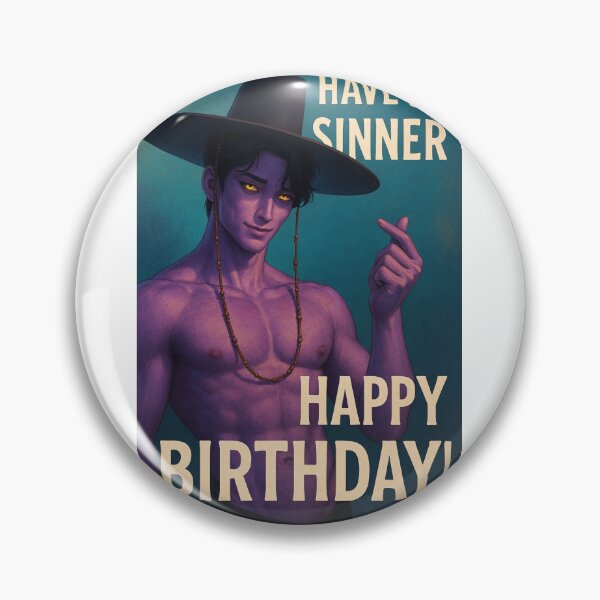 Item preview, Have a Sinner Birthday – Demon Jinu from K-Pop Demon Hunters designed and sold by Aryabek.