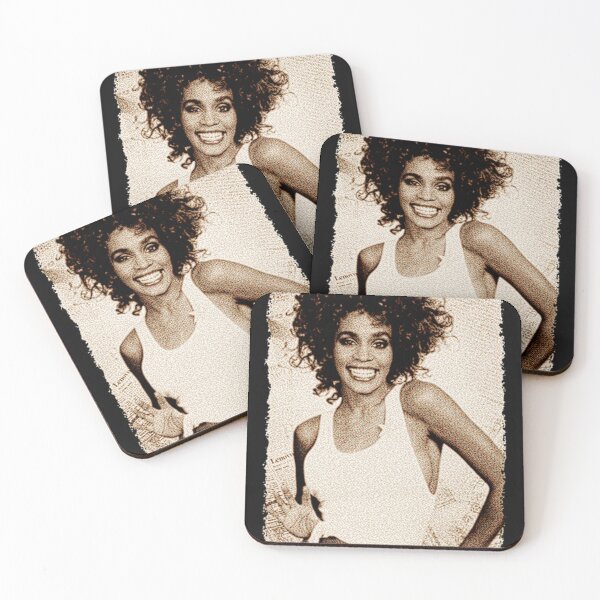 Item preview, Whitney Houston 80s 90s __ Vintage Retro Style designed and sold by HankTrantow.