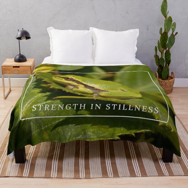 Item preview, Peaceful Frog Meditation - Strength in Stillness designed and sold by NineRudolph.
