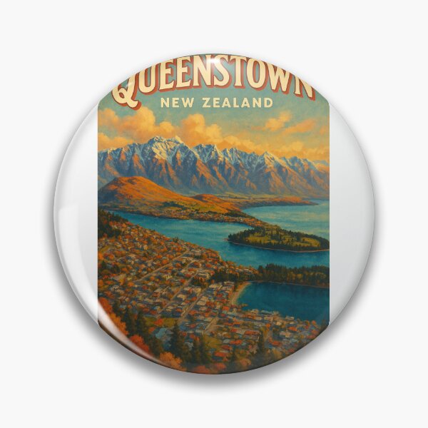 Item preview, Overlooking Queenstown – New Zealand’s Mountain-Lake Jewel designed and sold by Aryabek.