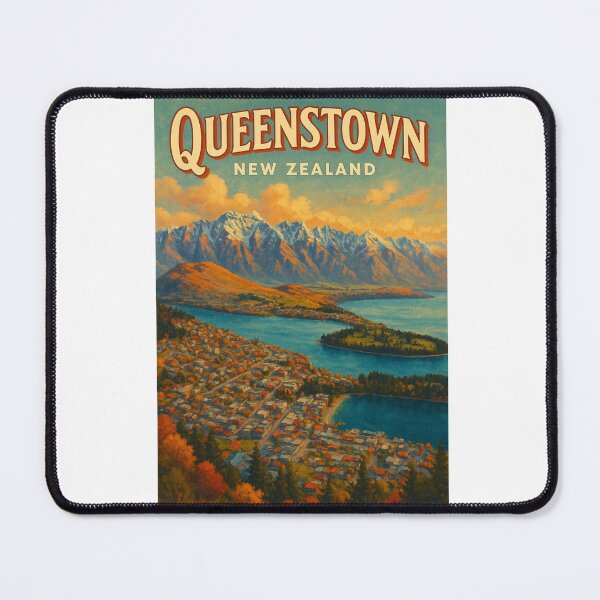 Item preview, Overlooking Queenstown – New Zealand’s Mountain-Lake Jewel designed and sold by Aryabek.