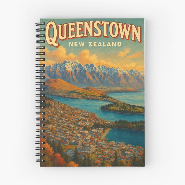 Item preview, Overlooking Queenstown – New Zealand’s Mountain-Lake Jewel designed and sold by Aryabek.