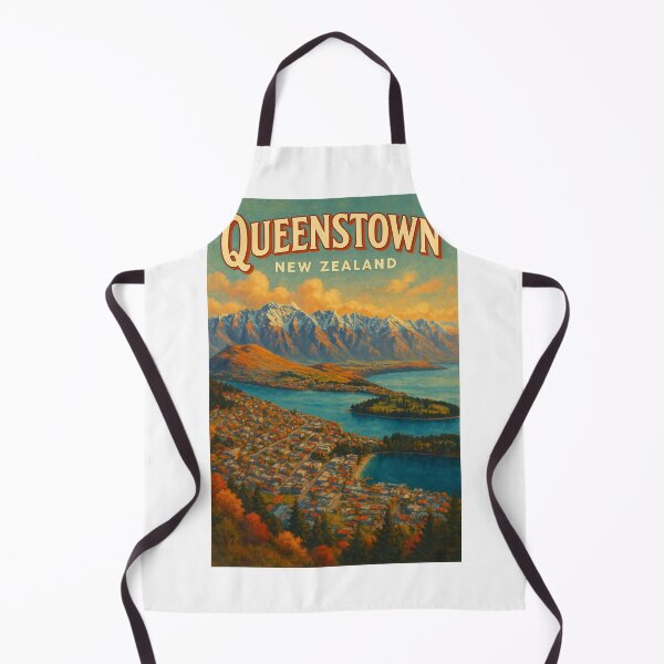 Item preview, Overlooking Queenstown – New Zealand’s Mountain-Lake Jewel designed and sold by Aryabek.