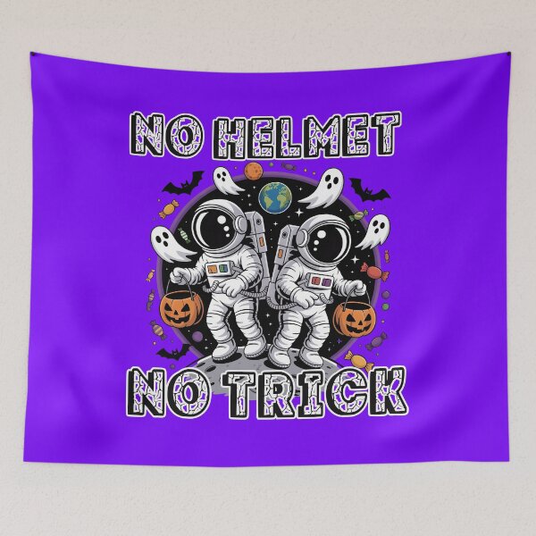 Item preview, Astronaut Halloween Costume Design – No Helmet No Trick Space Safety Art designed and sold by PeteLawliiet.