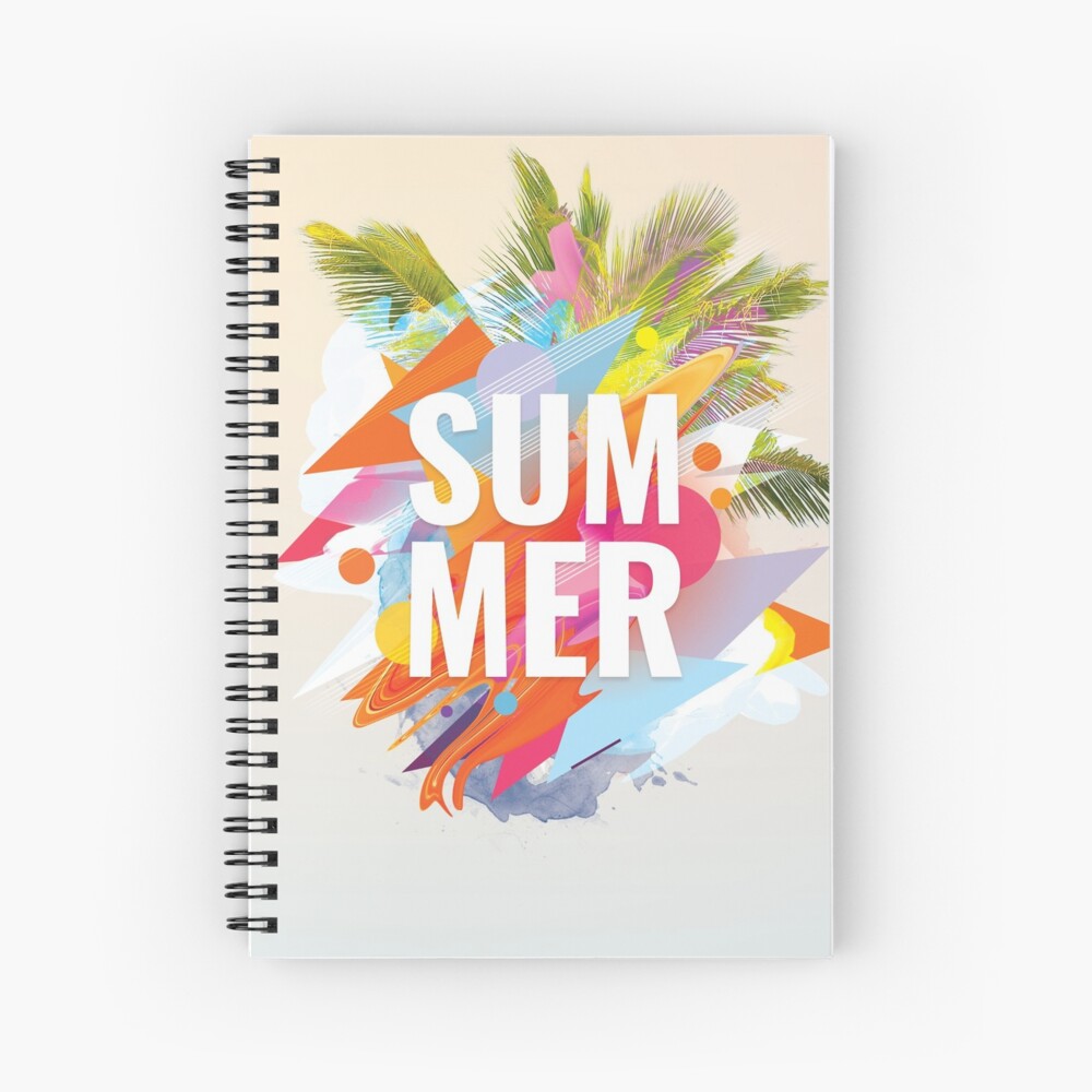 Summer Spiral Notebook