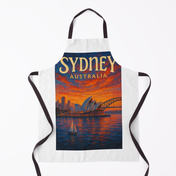 Item preview, Sydney Harbour Sunset with Opera House and Bridge designed and sold by Aryabek.