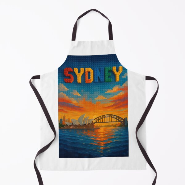 Item preview, Lego-Inspired Sydney Harbour with Opera House and Bridge designed and sold by Aryabek.