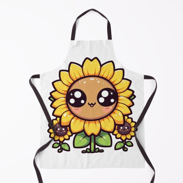 Item preview, Cute Kawaii Smiling Sunflower – Adorable Happy Flower Art designed and sold by SketchOnScreen.