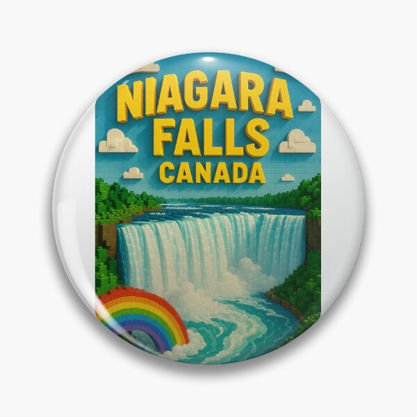Item preview, Lego Niagara Falls Canada with Rainbow and Clouds designed and sold by Aryabek.