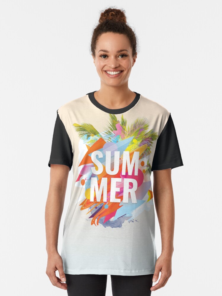 Alternate view of Summer Graphic T-Shirt