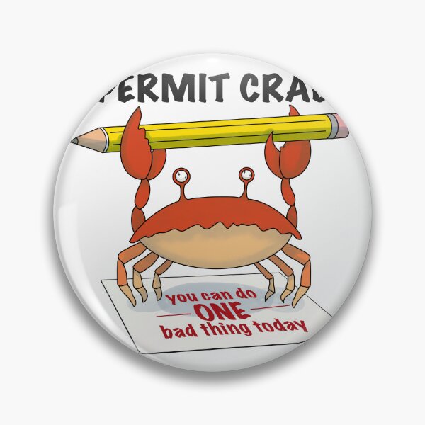 Item preview, Permit Crab designed and sold by Lady Emlyn Art.