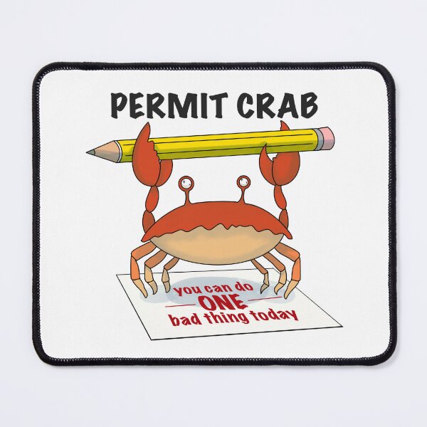 Item preview, Permit Crab designed and sold by Lady Emlyn Art.