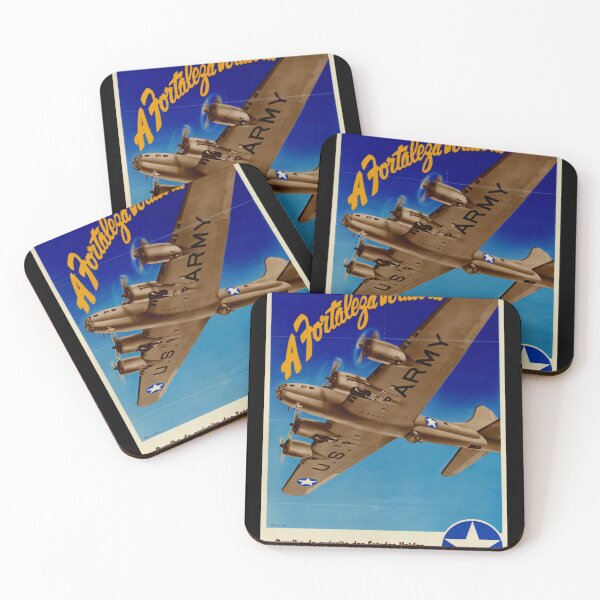 Item preview, Vintage Boeing B-17 Flying Fortress Poster | WWII American Bomber Art | Iconic Aircraft & Propaganda | Blue Sky Contrast designed and sold by artofuniverse.