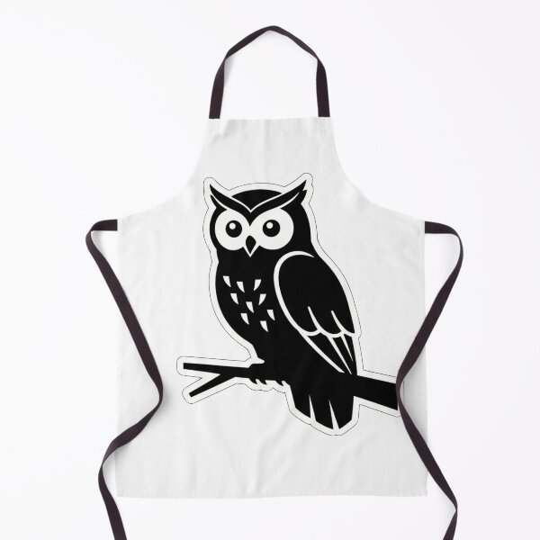 Item preview, Halloween Owl Silhouette on Branch – Minimalist Vector Sticker designed and sold by HCNDesign.