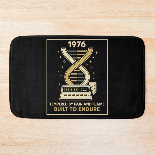 Item preview, Generation X DNA Helix — 1976 Tech Motifs — Tempered by Pain and Flame • Built to Endure Tee designed and sold by Purdiole-art.