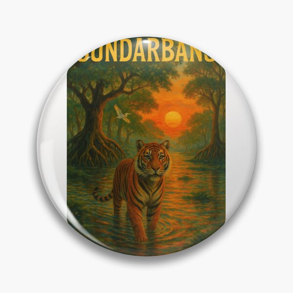 Item preview, Royal Bengal Tiger in the Sundarbans Mangrove Forest designed and sold by Places On Earth.