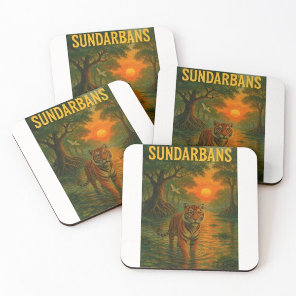 Item preview, Royal Bengal Tiger in the Sundarbans Mangrove Forest designed and sold by Places On Earth.