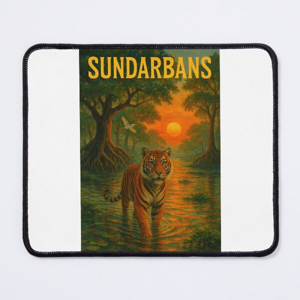 Item preview, Royal Bengal Tiger in the Sundarbans Mangrove Forest designed and sold by Places On Earth.