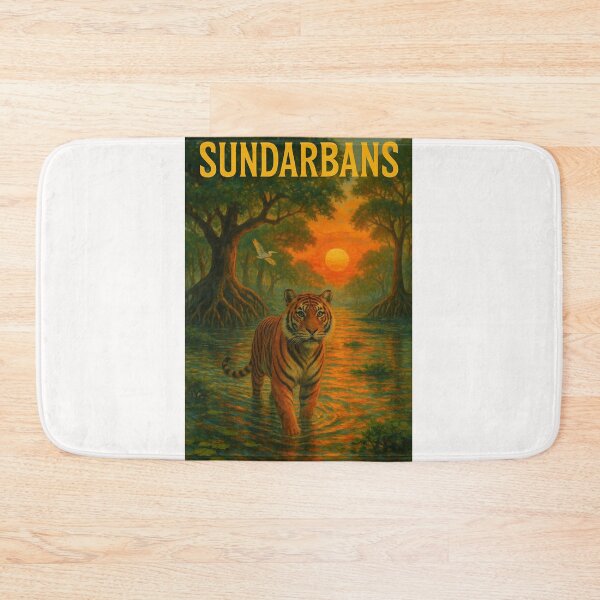 Item preview, Royal Bengal Tiger in the Sundarbans Mangrove Forest designed and sold by Places On Earth.